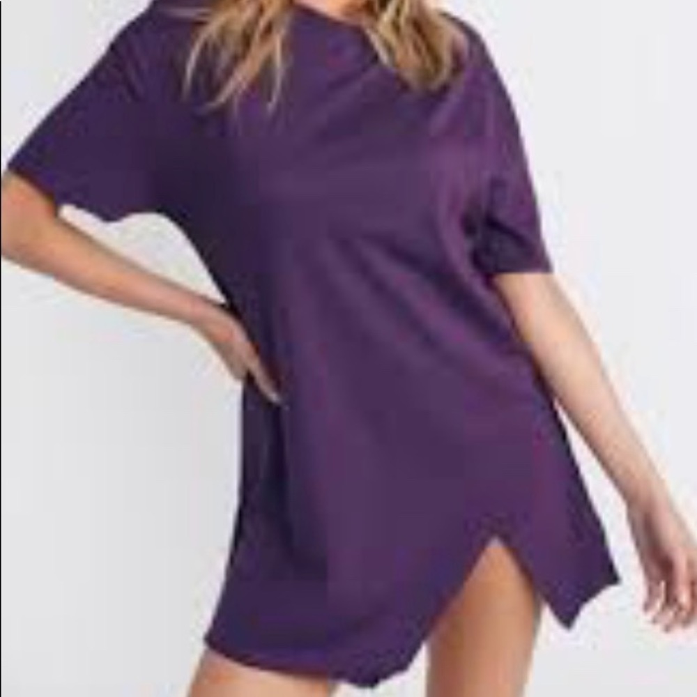 Tobi “Over You” purple t-shirt dress